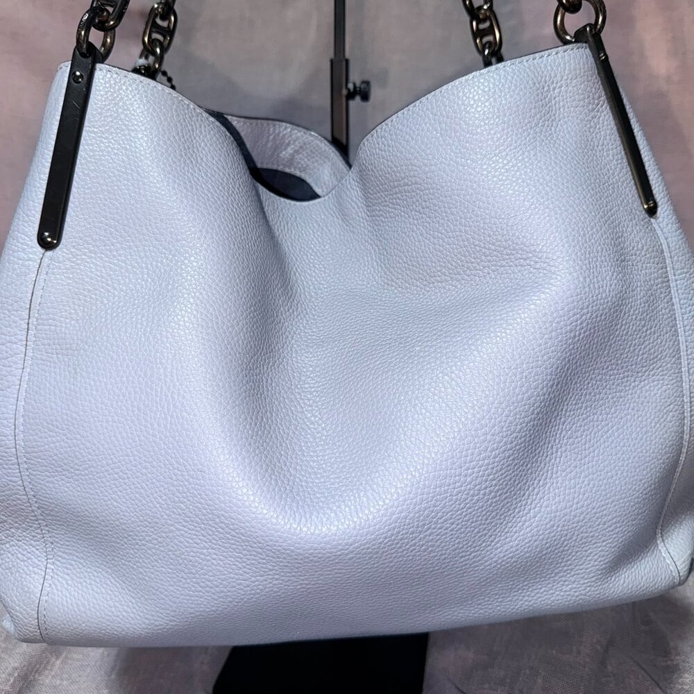 Coach 3-Compartment Satchel in Stunning Light Blue 💙👜